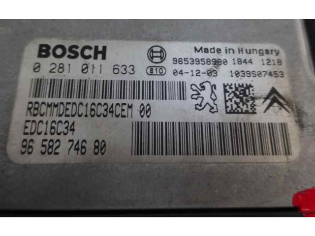Řídící jednotka 9658274680   Peugeot 407 2006