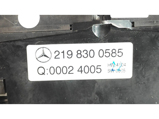Блок управления климат-контролем 2198300585, H24400055010   Mercedes-Benz CLS C219