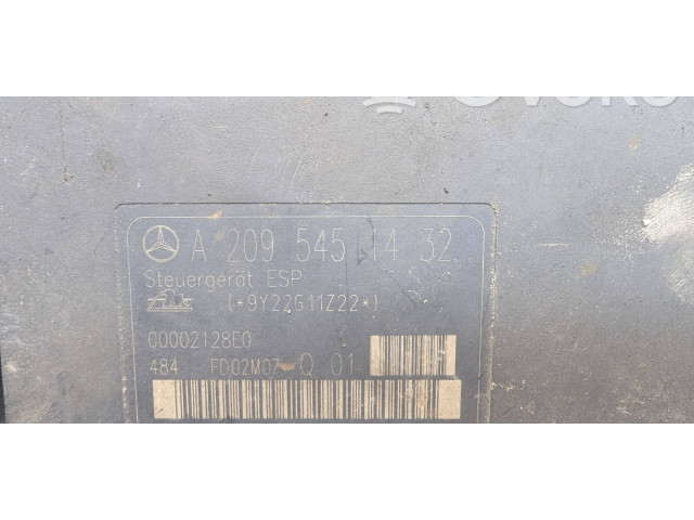Jednotka ABS A2095451432, 00002128E0   Mercedes-Benz C W203 2002