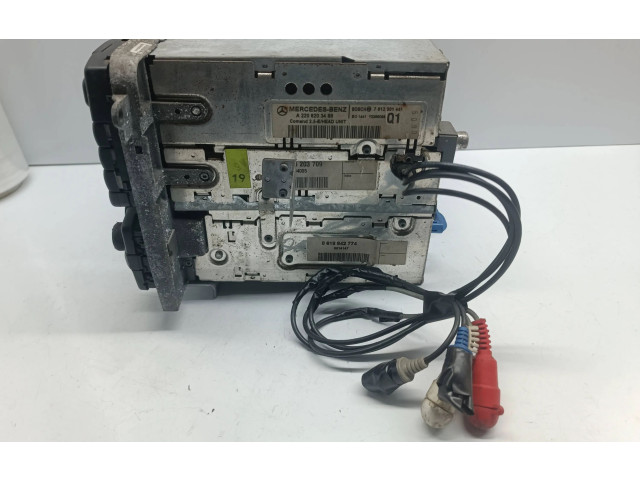 Турбина Радио/ проигрыватель CD/DVD / навигация Mercedes-Benz S W220  A2208203489, 7612001441         