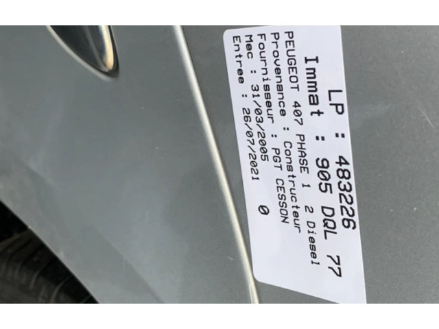 Zpětné zrcátko  Peugeot 407 2005  8149VG  