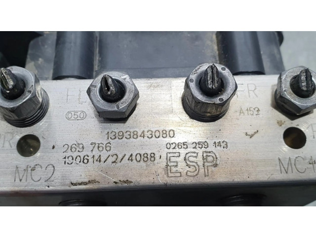 Jednotka ABS 1393843080, 0265259143   Citroen Jumper 2006