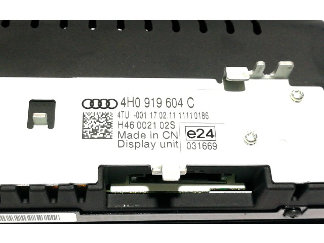 Дисплей    4H0919604C, H46002102S   Audi A8 S8 D4 4H