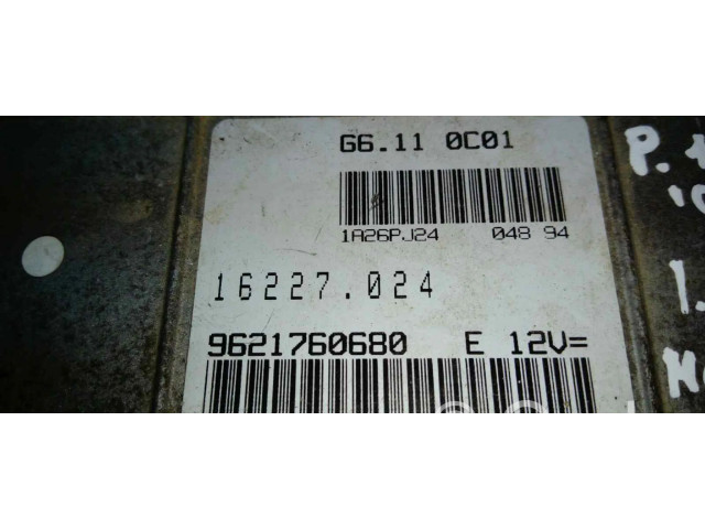 Řídící jednotka 16227024, CENTRALITAMOTORUCE   Peugeot 106 