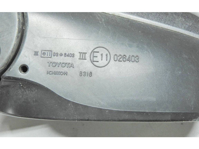 Zpětné zrcátko  Toyota Urban Cruiser (XP110) 2010  E11026403, 8316  