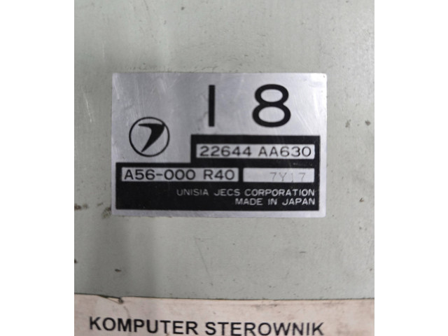 Řídící jednotka 22644AA630, A56000R40   Subaru Outback 2000