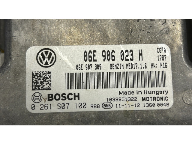 Řídící jednotka 06E906023H, 0261S07100   Volkswagen Touareg II 2012