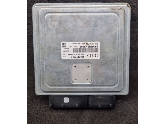 Řídící jednotka 4F0907552D, 4F0910552M   Audi A6 S6 C6 4F 2005