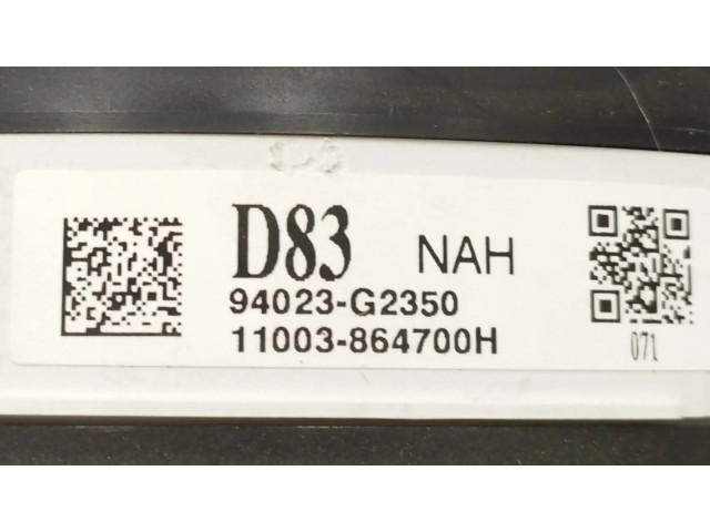 Панель приборов 94023G2350, 11003864700H   Hyundai Ioniq       