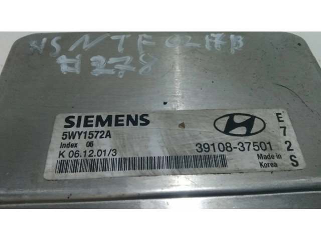 Řídící jednotka 3910837501, 5WY1572A   Hyundai Santa Fe 2002