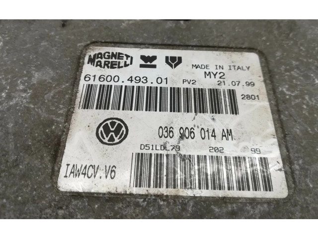 Блок управления двигателя 036906014AM, 6160049301   Volkswagen Lupo