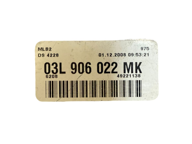 Řídící jednotka 03L906022MK, 49221138   Audi A5 Sportback 8TA 2011