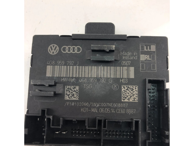 Блок управления 4G8959792J   Audi A6 C7