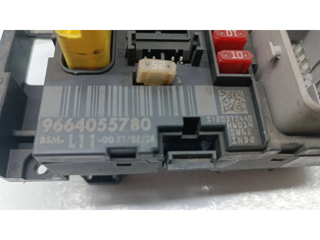 Pojistková skříňka Řídící jednotka BSM 9664055780, L11   Peugeot 207 2009
