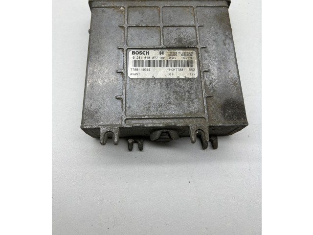 Řídící jednotka 7700114644, 0281010077   Renault Scenic I 2002