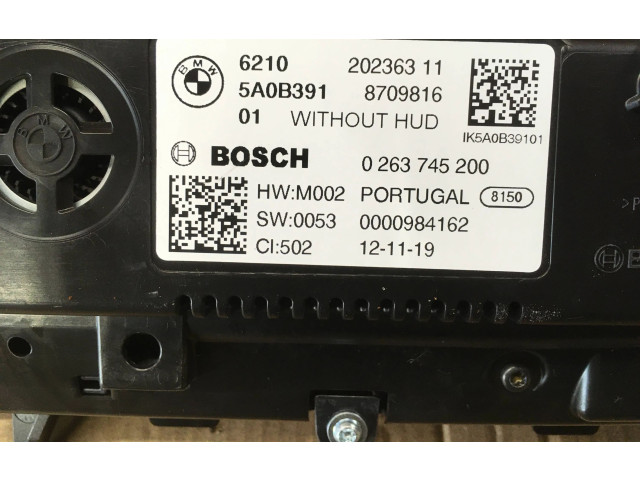 Přístrojová deska  BMW 1 F40 2020 5A0B391, 8709816  