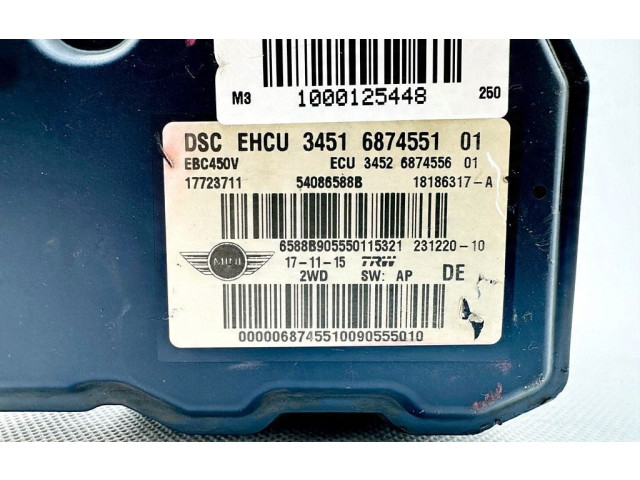 Блок АБС 6874551   Mini  One - Cooper Coupe R56  2005 - 2014 года
