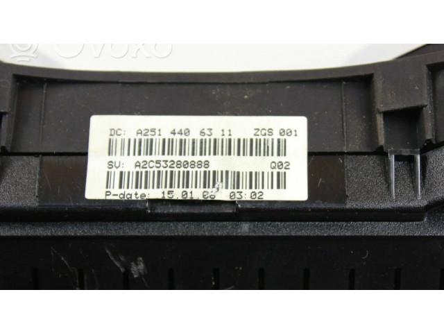 Přístrojová deska  Mercedes-Benz R W251 2005 A2514406311  