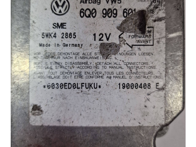 Блок подушек безопасности 6Q0909601, 19000408E   Volkswagen Lupo
