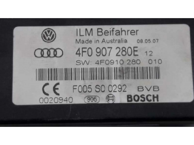 Блок управления 4F0907280E, F005S00292   Audi Q7 4M