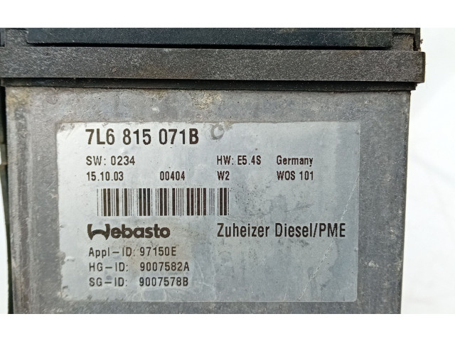 Вентилятор печки    7L6815071B   Volkswagen Touareg I