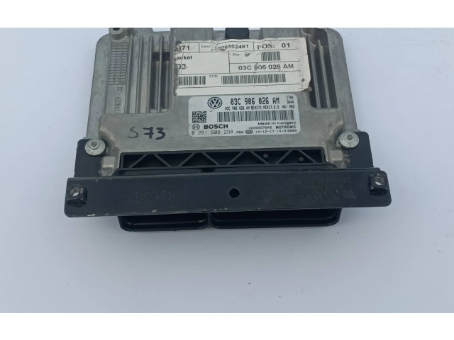 Блок управления двигателем Блок управления 03C906026AM, 0261S08298   Seat Alhambra (Mk2)