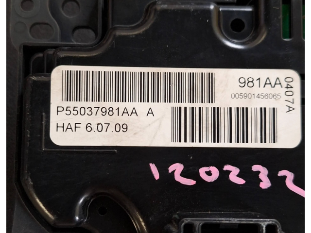 Блок управления климат-контролем P55037981AA, 0050901456065   Jeep Grand Cherokee (WK)