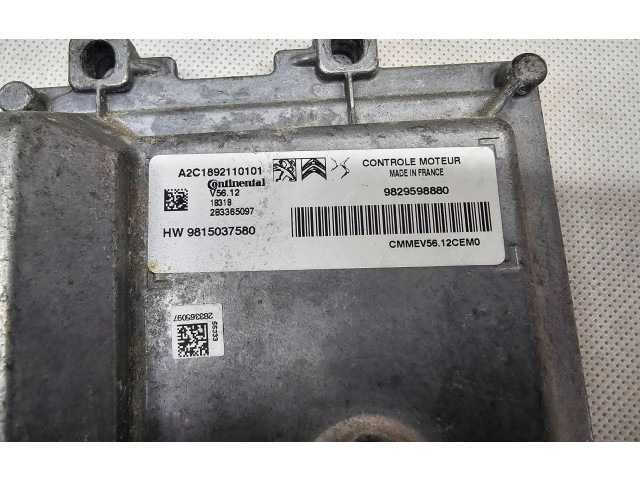 Řídící jednotka 9829598880   Peugeot 2008 I 2013
