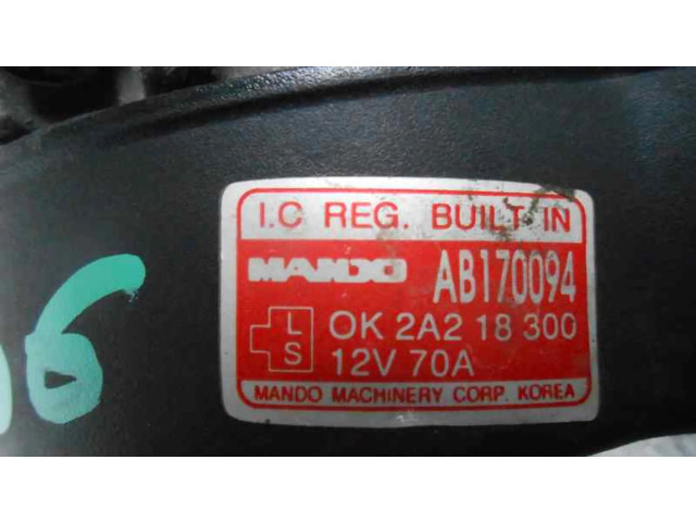 Генератор 0K2A218300, AB170094   KIA Sephia      