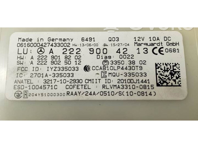 Блок управления коробкой передач A2229004213   Mercedes-Benz C W205
