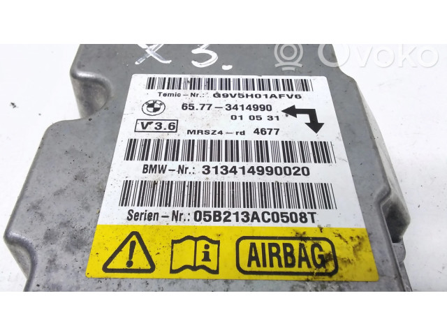 Блок подушек безопасности 3414990, 65773414990   BMW X3 E83