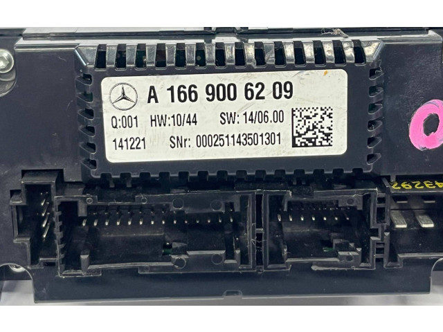 Блок управления климат-контролем A1669006209, 141221   MercedesBenz GLE (W166 - C292)