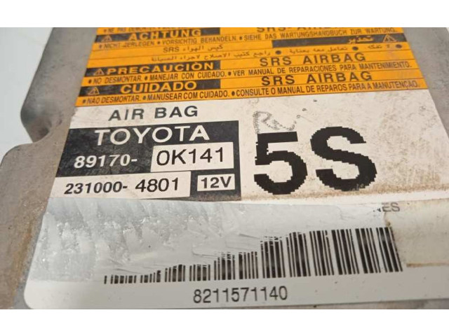 Блок подушек безопасности 891700K141, 2310004801   Toyota Hilux (AN120, AN130)