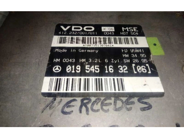 Řídící jednotka 0195451632   Mercedes-Benz CL C140 