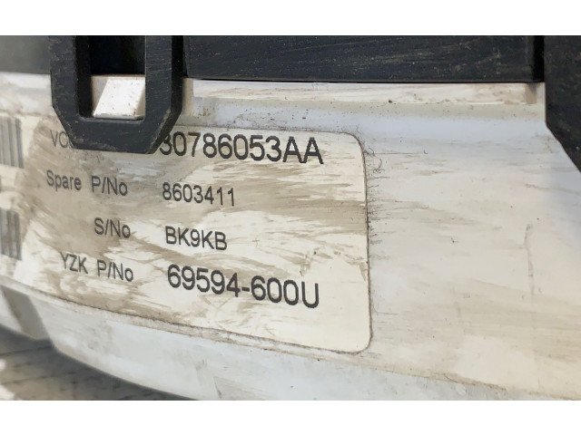 Přístrojová deska  Volvo S80 2008 8603411, 69594600U  