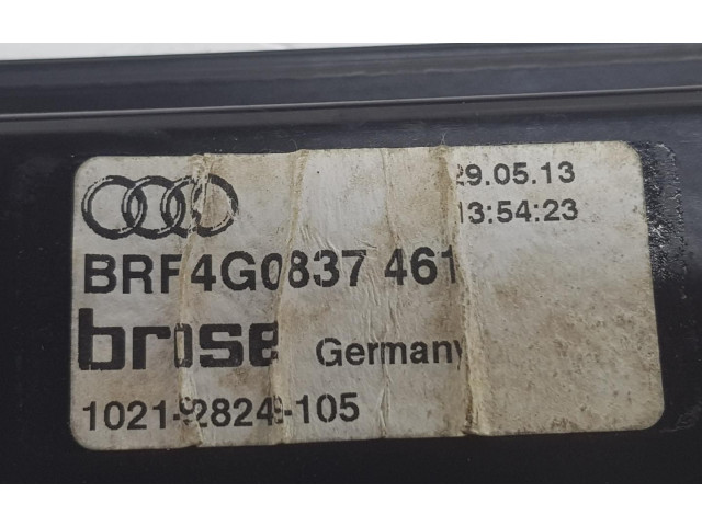 Передний комплект электрического механизма для подъема окна 4G0837461, 4G0837461    Audi A6 S6 C7 4G 2011 - 2018 года