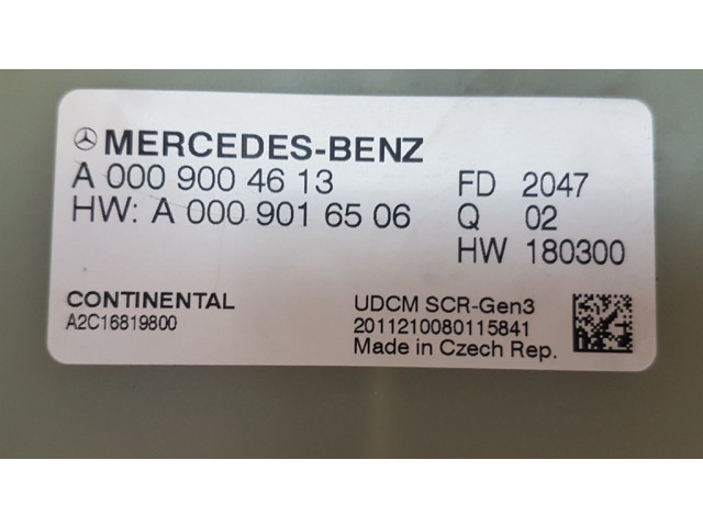 Блок управления выхлопом A0009004613   Mercedes-Benz CLA C118 X118