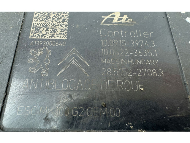 Jednotka ABS 10091539743, 1009153943   Peugeot 2008 I 2008