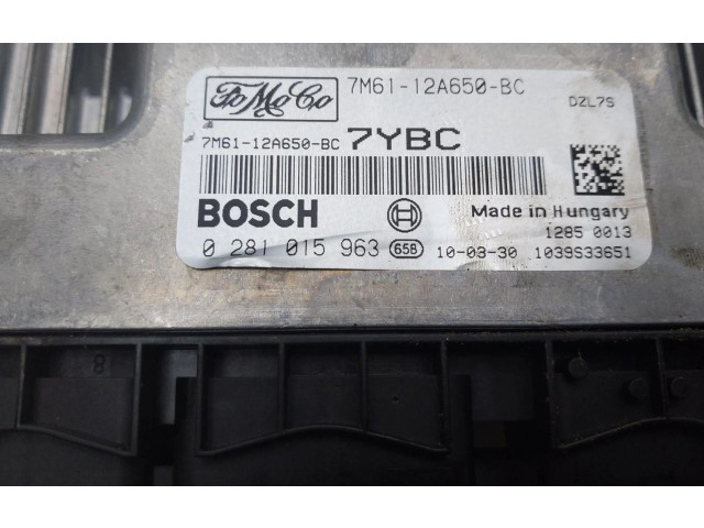 Řídící jednotka 7M6112A650BC   Mazda 3 II 2010