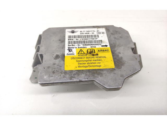 Блок подушек безопасности 220440833, 65773451779   Mini One - Cooper Coupe R56