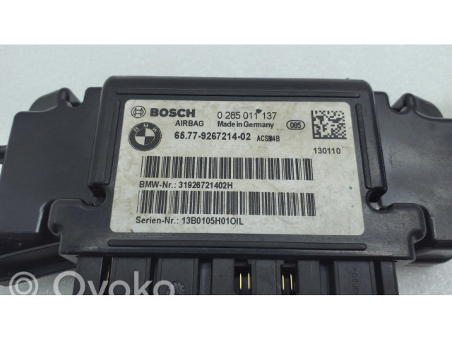 Блок подушек безопасности 9267214, 65779267214   BMW 1 F20 F21