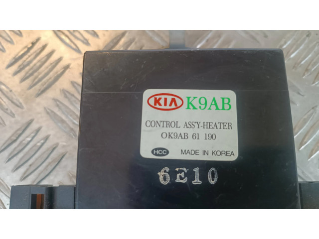 Блок управления климат-контролем 0K9AB61190, K9AB   KIA Clarus