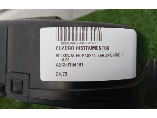 Přístrojová deska  Volkswagen PASSAT  A2C53194181  