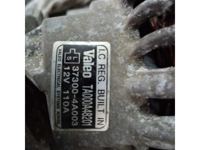 Генератор TA000A48201, 37300-4A003   Hyundai H-100 2.5     
