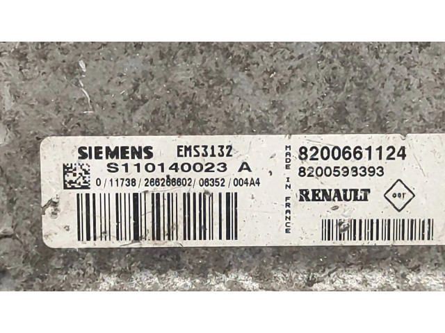 Řídící jednotka 8200598393, 8200661124   Dacia Logan I 2005