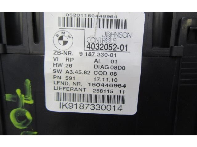 Přístrojová deska  BMW 1 E81 E87 2011 918733001  