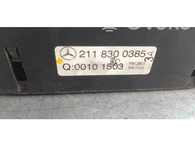 Блок управления климат-контролем 2118300385, 2118300385   Mercedes-Benz E W211