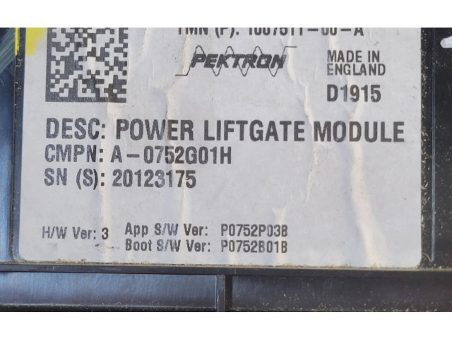 Řídící jednotka A0752G01H, P0752P03B   Tesla Model S 2016
