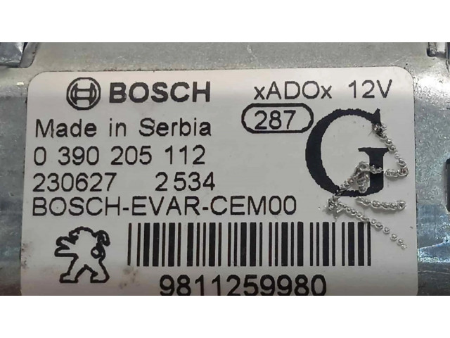 Моторчик заднего дворника 9811259980, 0390205112    Citroen C3