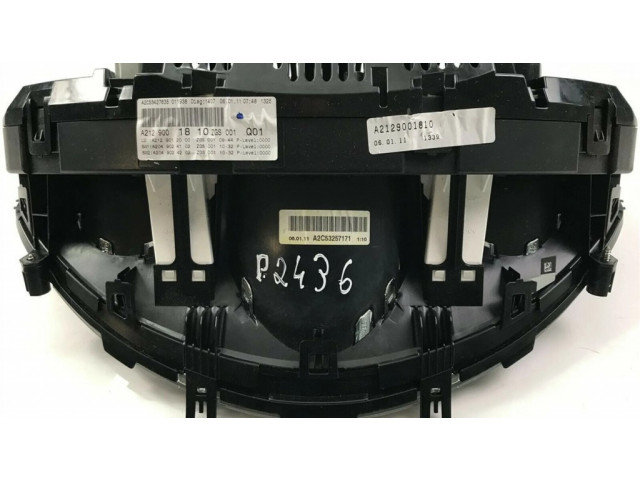 Přístrojová deska  Mercedes-Benz E W212 2010 A2129001810, P2436  